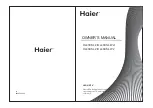 Preview for 1 page of Haier HL40XSL2b Owner'S Manual