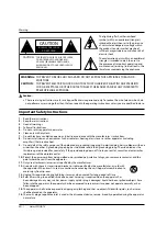 Haier HL42XZK2 Important Safety Instructions Manual preview
