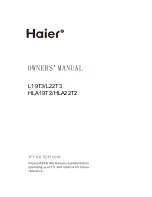 Haier HLA19T2 User Manual preview