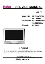 Haier HLC24XSL2 Service Manual preview