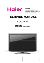 Предварительный просмотр 1 страницы Haier HLC32B - 32" LCD TV Service Manual