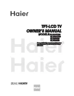 Предварительный просмотр 1 страницы Haier HLH26ATBB - 26" LCD TV Owner'S Manual