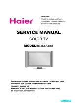 Haier HLH26ATBB - 26" LCD TV Service Manual preview