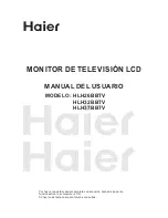 Предварительный просмотр 1 страницы Haier HLH26BBTV (Spanish) Manual Del Usuario