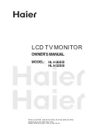 Haier HLH32BB Owner'S Manual preview