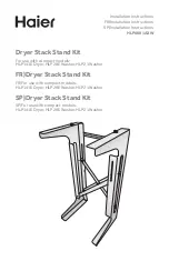 Haier HLP0001AXW Installation Instructions Manual preview