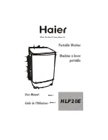 Preview for 1 page of Haier HLP20E - Pulsator Washer User Manual