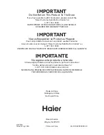 Preview for 96 page of Haier HLP21N Installation And User Manual