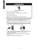 Предварительный просмотр 12 страницы Haier HLPW028BXW Installation And User Manual