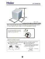 Preview for 7 page of Haier HLT364XXQ - Genesis Washer Service Manual