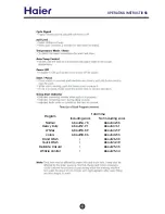 Preview for 11 page of Haier HLT364XXQ - Genesis Washer Service Manual