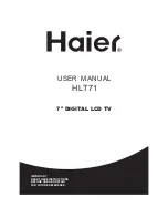 Haier HLT71 User Manual preview