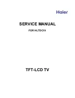 Haier HLTDC19 - 19" LCD TV Service Manual preview