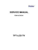 Preview for 1 page of Haier HLTDC19 - 19" LCD TV Service Manual