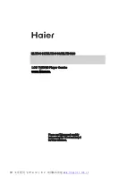 Preview for 1 page of Haier HLTDC19 - 19" LCD TV User Manual