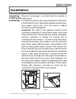 Preview for 5 page of Haier HM1200TX Instructions For Installation And Operation Manual