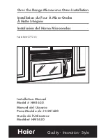 Preview for 1 page of Haier HM1630 Installation Manual