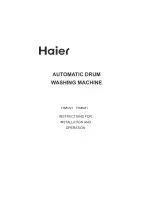 Haier HM501 Instructions For Installation And Operation Manual preview