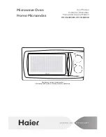 Preview for 1 page of Haier HMC610BEBB User Manual