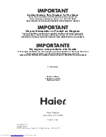 Preview for 48 page of Haier HMCM034E User Manual