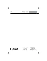 Preview for 20 page of Haier HMS-1250 Manual