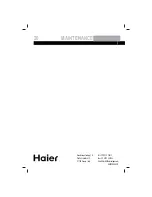 Preview for 40 page of Haier HMS-1250 Manual