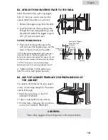 Preview for 19 page of Haier HMV1630DBBB Installation Manual