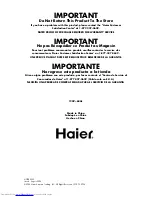 Preview for 44 page of Haier HNDE03 User Manual