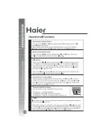 Preview for 25 page of Haier HNS1000B Operation Manual