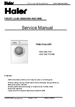 Haier HNS1260TVE Service Manual preview