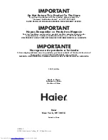 Предварительный просмотр 52 страницы Haier HNSE032 User Manual