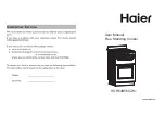 Haier HOR54B5M User Manual preview