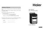 Предварительный просмотр 1 страницы Haier HOR54B7MSW1 User Manual