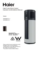 Haier HP200M1-U1 Operation And Installation Manual предпросмотр