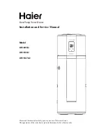 Haier HP200M2 Installation And Service Manual preview