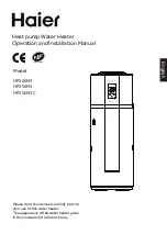 Предварительный просмотр 1 страницы Haier HP200M3 Operation And Installation Manual