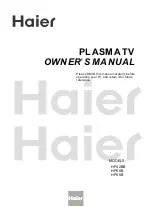 Предварительный просмотр 1 страницы Haier HP42BB Owner'S Manual