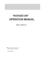 Haier HPU-18CH13 HPU-123C01 Operation Manual preview
