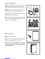 Preview for 8 page of Haier HR-135 Operation Instructions Manual