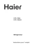 Haier HR-135AS Instructions Pour L' Emploi Manual предпросмотр