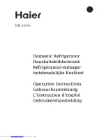 Preview for 1 page of Haier HR-165A User Manual