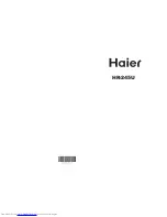 Haier HR-245 Owner'S Manual предпросмотр