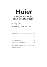 Haier HR-62WL Operation Instructions Manual предпросмотр