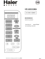 Предварительный просмотр 1 страницы Haier HR-6803GMA Manual