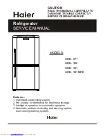 Haier HRB-271 User Manual предпросмотр