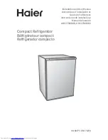 Haier HRC2736BWB Installation And User Manual предпросмотр