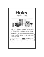 Предварительный просмотр 12 страницы Haier HRD-2714CS User Manual