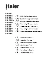 Preview for 1 page of Haier HRF-220 User Manual