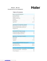 Haier HRF-356 User Manual предпросмотр