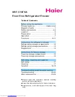 Предварительный просмотр 1 страницы Haier HRF-516FKA Operation Manual